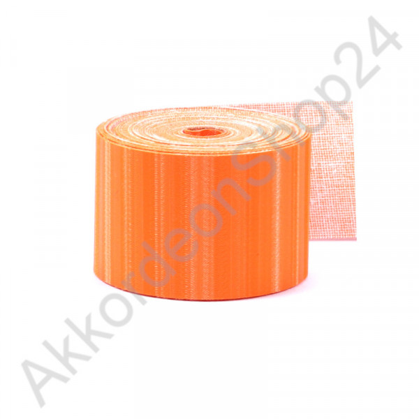 Bellow tape - 24mm width - orange striped