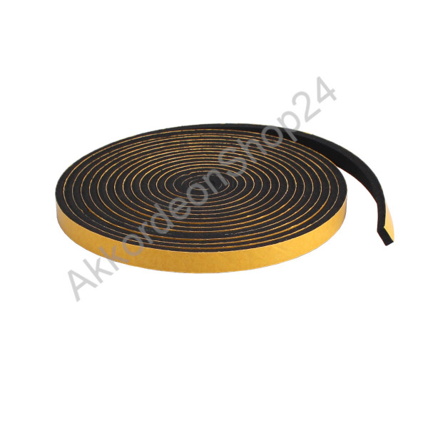 4m roll 10x4mm Bellow-seal, self-adhesive