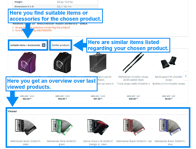 Suitable and similar products