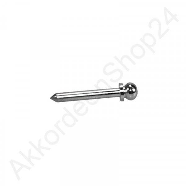 2,0x19mm Bellows pin rounded head - nickel