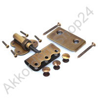 External bass strap adjuster for accordion, antique brass colour