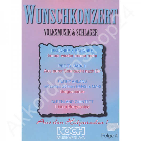 Wunschkonzert Volksmusik & Schlager