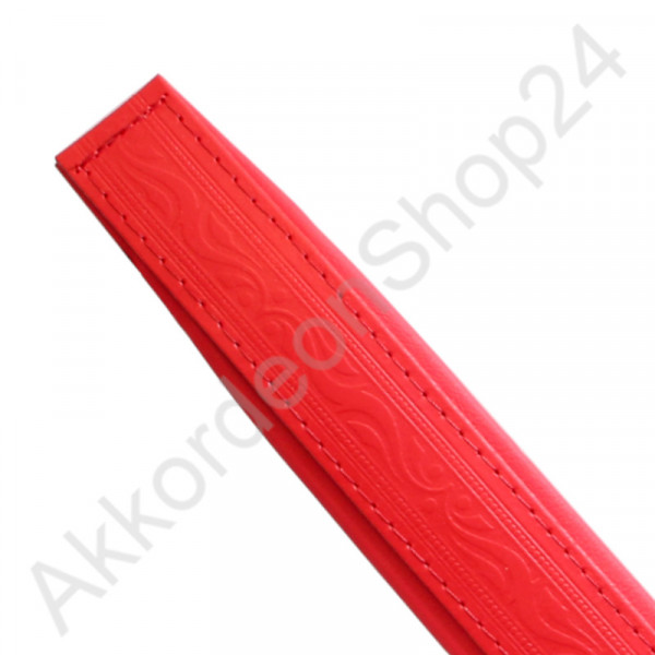 430x50mm leather, red