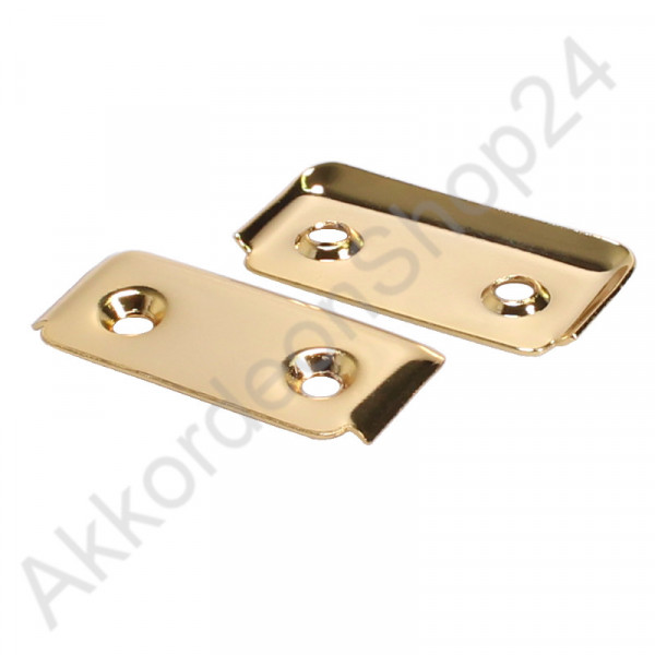 41x20mm metal sheet for bass straps color gold