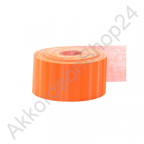 Bellow tape - 19mm width - orange striped