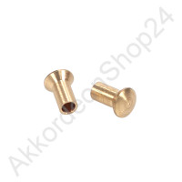 Cover for keyboard-axis, brass