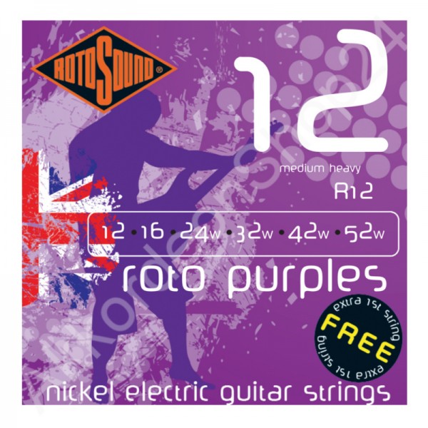 Rotosound E-Guitar Strings R12 12-52