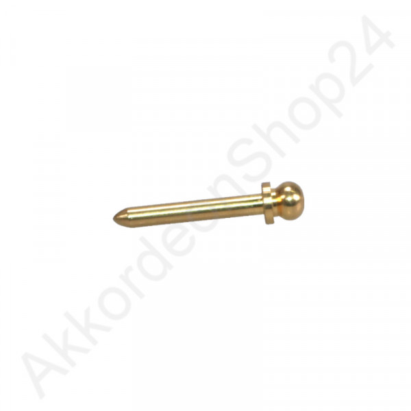 2,0x19mm Bellows pin rounded head - color gold