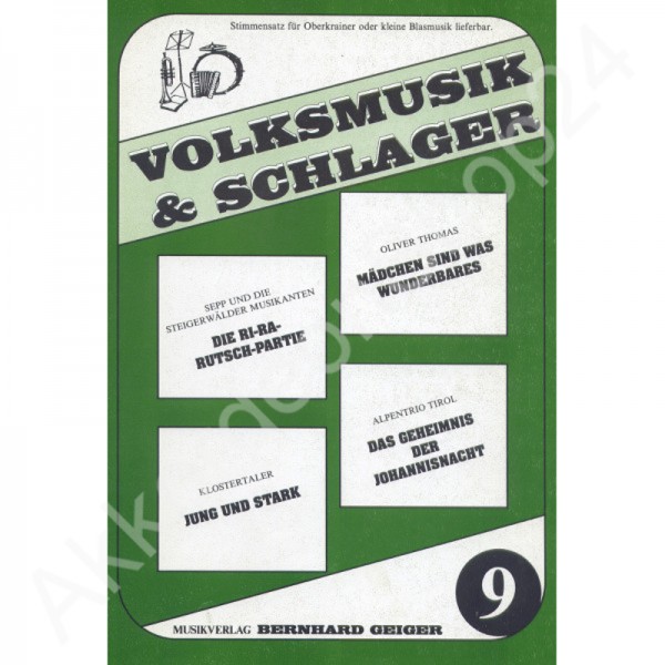 Volksmusik und Schlager 9