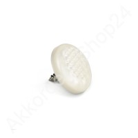 Ø14,0mm treble button fluted pearl white
