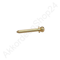 2,0x19mm Bellows pin rounded head - color gold