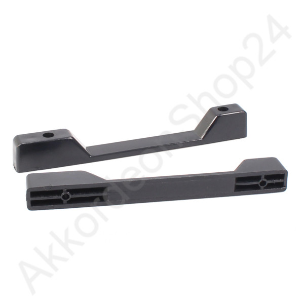 150x19mm accordion feet ledge, plastic black