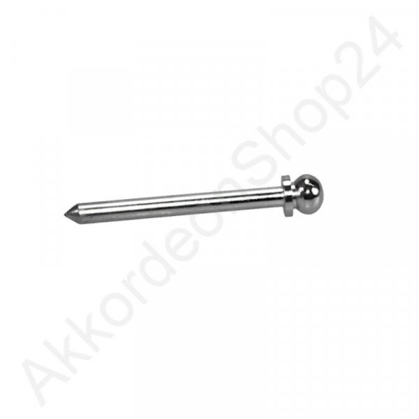2,0x26mm Bellows pin rounded head - nickel