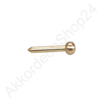 2,5x19mm Bellows pin rounded head - color gold