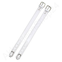 Shoulder Strap Extension 45cm, leather white