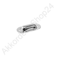 27,6x11,7mm cover for keyboard-axis nickel-plated