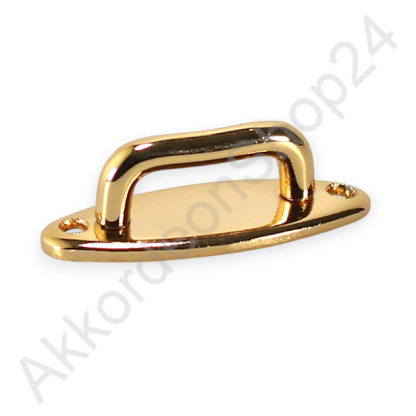 Shoulder Strap Brackets, single Strap, gold colour