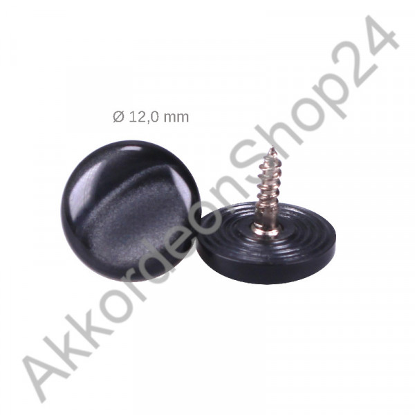 Ø12,0mm treble button pearl black