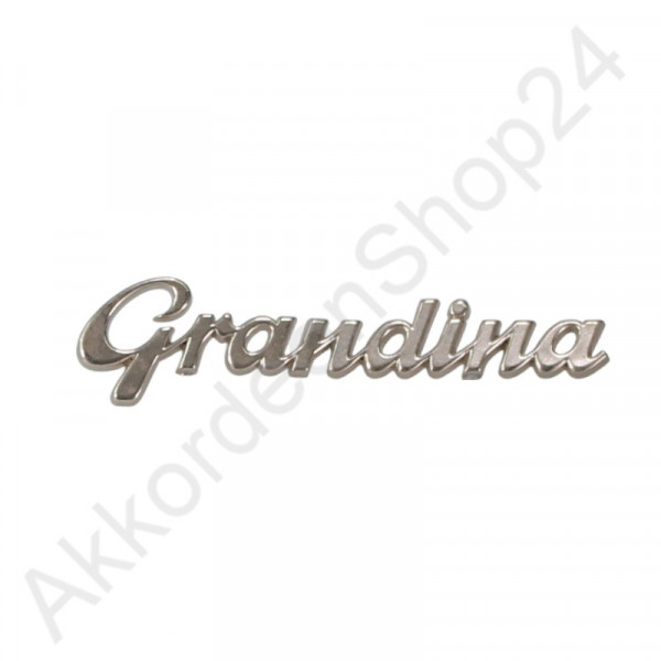 Lettering - subtitle "Grandina" plast galvanized