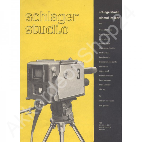 Schlagerstudio - einmal im Jahr