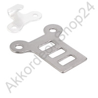 Eyelet closure for fixing hook 3 fold adjustable