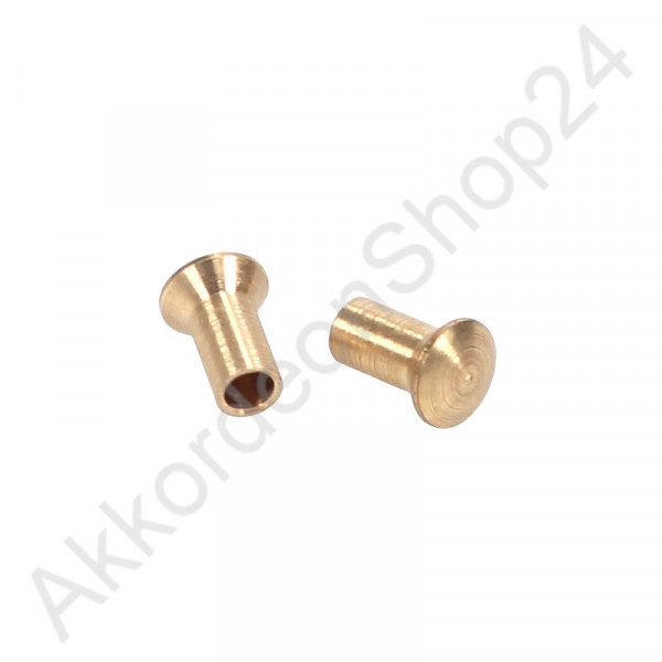 Cover for keyboard-axis, brass