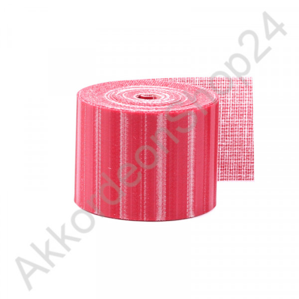 Bellow tape - 24mm width - red striped