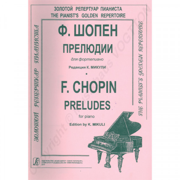 Frederic Chopin 24 Präludien, Herausgeber K. Mikuli