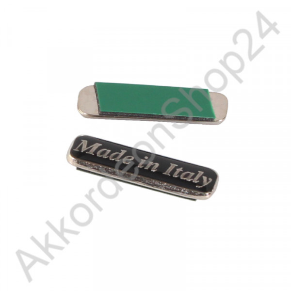 Emblem Made in Italy 32mm self-adhesive