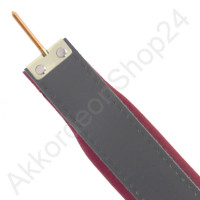 470x50mm velvet dark red, spindle thread 3/16