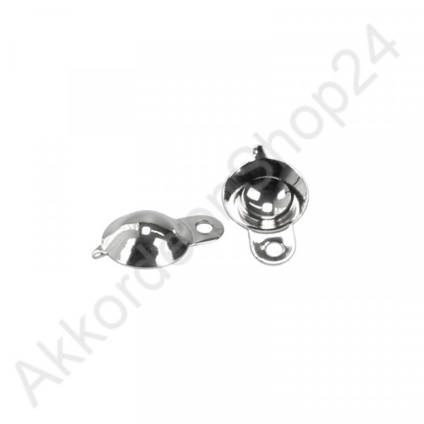 Ø10,4mm cover for keyboard-axis nickel-plated