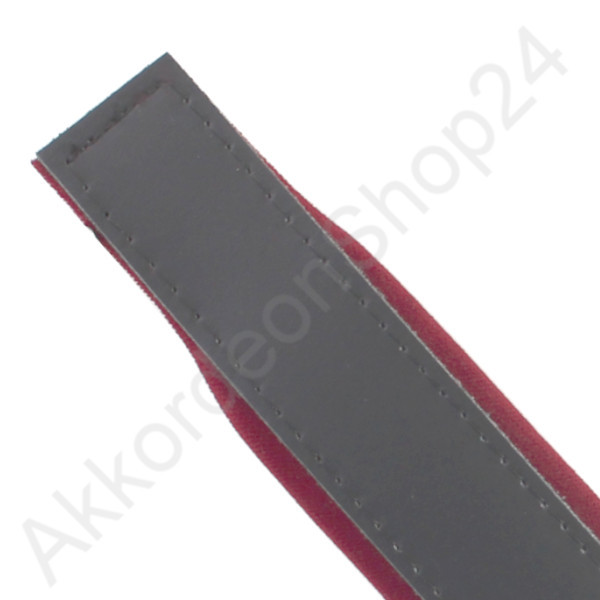 470x50mm leather black / velvet dark red