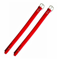 Shoulder Strap Extension 45cm, leather red