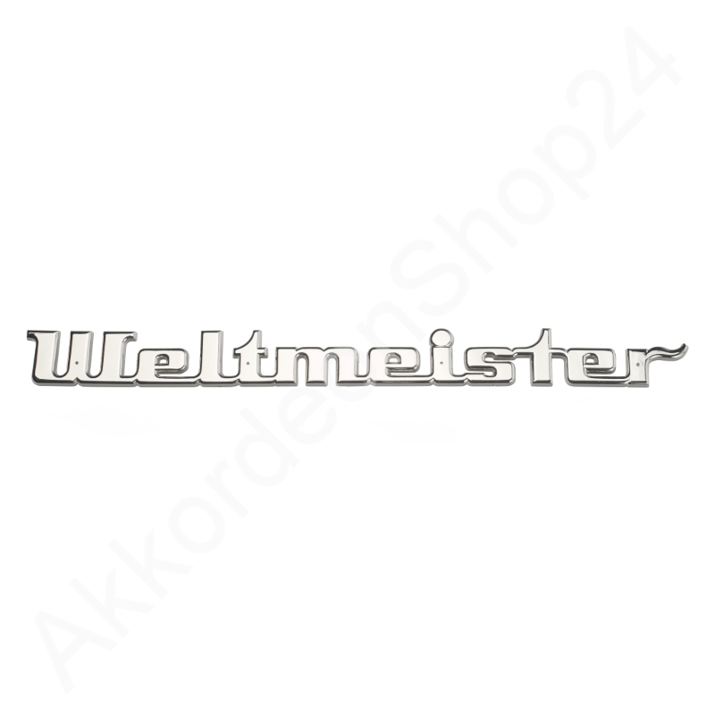 Emblem/Logos/ Schriftzug für Akkordeon,WELTMEISTER 