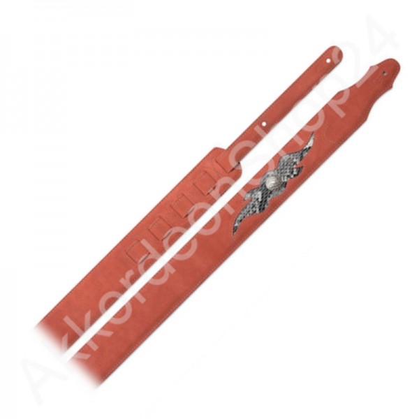 Stagg Guitar strap SLL 10 ORG - brown / orange