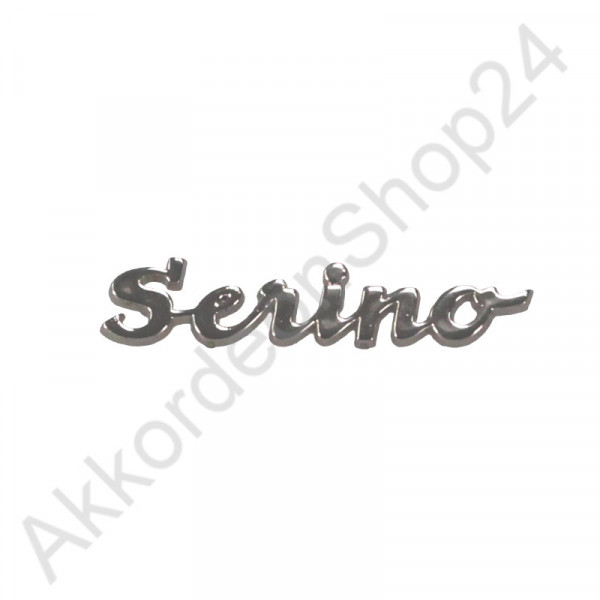 Lettering - subtitle "Serino" plast galvanized