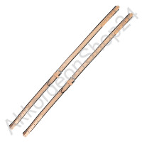 70-95cm x 3,5cm, Wiener, leather natural with black velvet