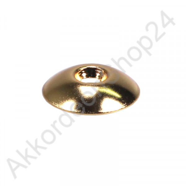 Ø20mm Metal cap for bellows closure gold colour
