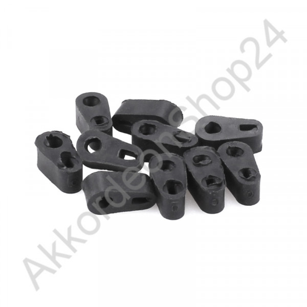 10pcs. replaceable rubber for accordion clavis lever