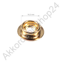 Ø10,2 mm Push-button lower part, color gold