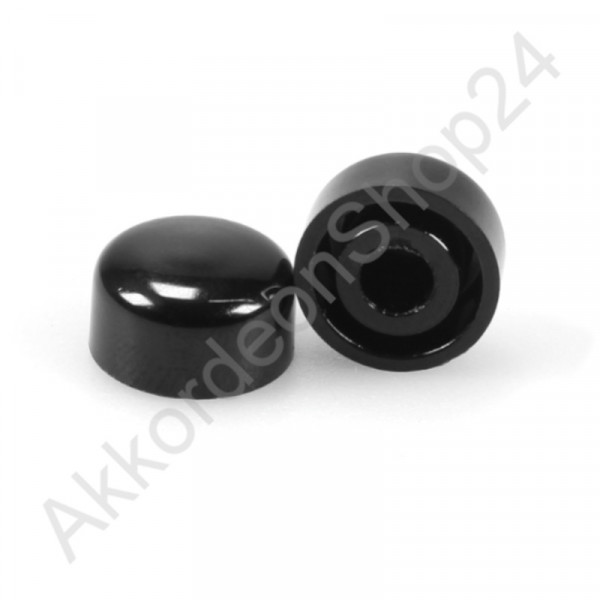 Ø13,0x7,5mm treble button for diatonic accordion black