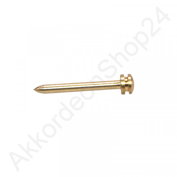 2,0x22mm Bellows pin waisted head - color gold