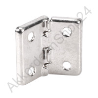 Case hinge 35x40 mm nickel-plated, rivet holes