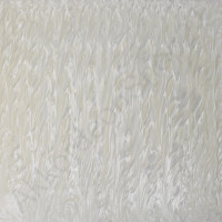 Acrylic sheet in mother-of-pearl look, 490×490×3mm, white