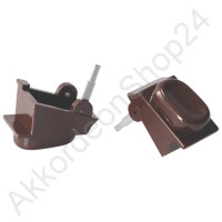 Treble register switch, brown