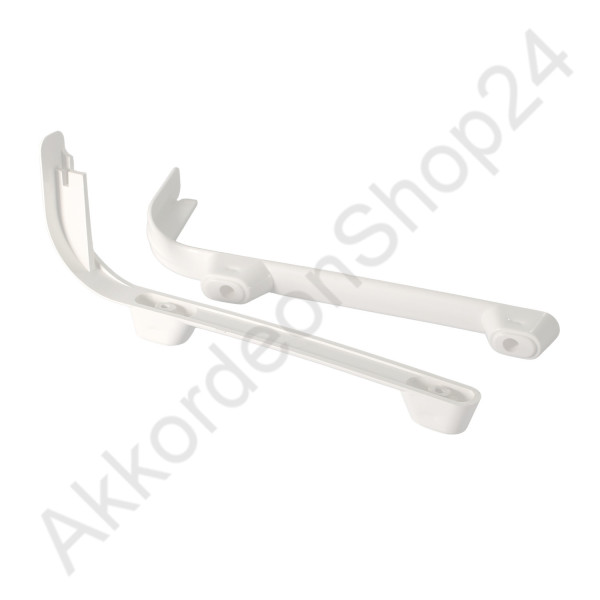 Weltmeister accordion feet ledge, plastic white