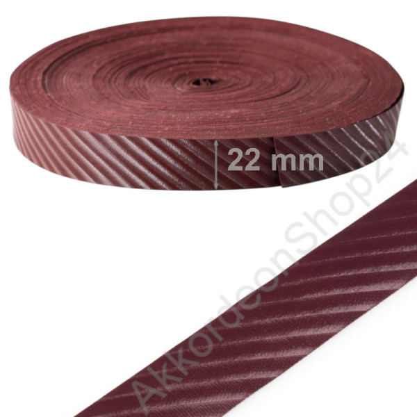 Bellow tape - 22mm width, bordeaux