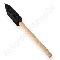 Foam brush with wooden handle, 25 mm wide