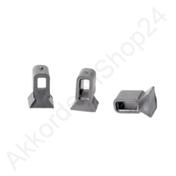10Stk. 6x6,5x10mm, Loch 5mm, Aufhängung für Ventilklappen