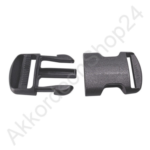 Plug-in fastener, clip buckle for bags and backpacks